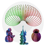 Eryone 3D Printer Filament, PLA Silk Dual-Color Filament,1.75mm±0.03mm(250g),Total 4 Rolls, view 3