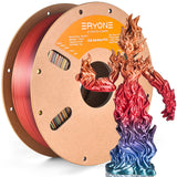 Eryone 3D Printer Filament, PLA Silk Rainbow Filament - 1.75mm±0.03mm (1kg), view 3