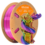 Eryone 3D Printer Filament, PLA Silk Triple-Color Filament - 1.75mm±0.03mm (1kg), view 3