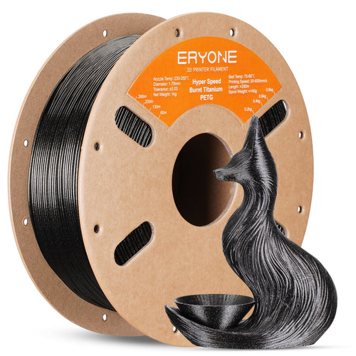 Eryone PETG High Speed Burnt Titanium Filament- 1.75mm±0.03mm (1kg)