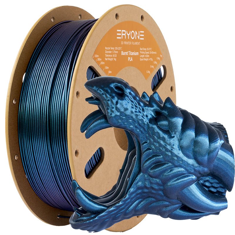 Eryone PLA Burnt Titanium Filament - 1.75mm±0.03mm (1kg)