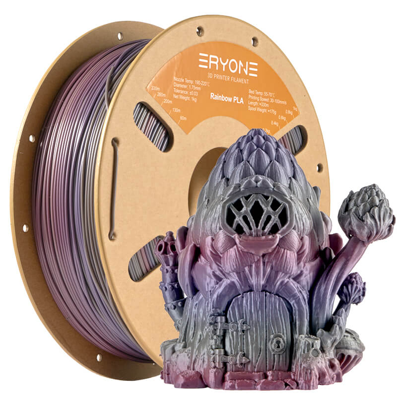 Eryone PLA Lagoon Rainbow Filament - 1.75mm±0.03mm (1kg)