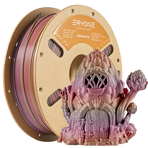Eryone PLA Steampunk Rainbow Filament - 1.75mm±0.03mm (1kg)