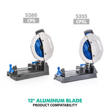 Evolution Power Tools Evolution 12BLADEAL | 12 in. | 80T | 1 in. Arbor | Aluminum and Non-Ferrous Metal TCT Blade, view 3