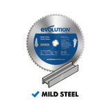 Evolution Power Tools Evolution 14BLADEST | 14 in. | 66T | 1 in. Arbor | Mild Steel and Ferrous Metal TCT Blade, view 2
