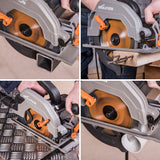 Evolution Power Tools Evolution RAGEBLADE165MULTI | 6-1/2 in. | 18T | 20mm Arbor | Multi-Material TCT Blade, view 3