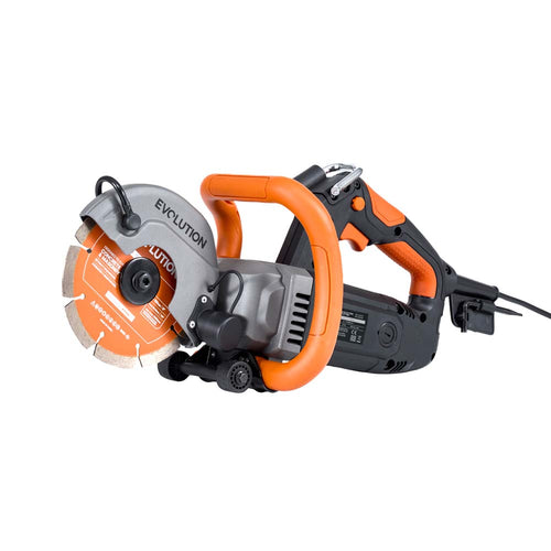 Evolution Power Tools Evolution R6DCT 6" Electric Concrete Saw  With Water Dust Suppression & Endurance Diamond Blade