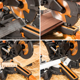 Evolution Power Tools Evolution RAGEBLADEX | 7-1/4 in. | 20T | 20mm Arbor | Multi-Material TCT Blade (Miter Saw Blade), view 3