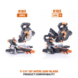 Evolution Power Tools Evolution RAGEBLADEX | 7-1/4 in. | 20T | 20mm Arbor | Multi-Material TCT Blade (Miter Saw Blade), view 6