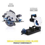 Evolution Power Tools Evolution 185BLADESSN | 7-1/4 in. | 48T | 20mm Arbor | Stainless Steel TCT Blade, view 3