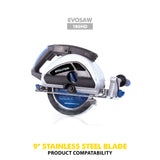 Evolution Power Tools Evolution 230BLADESSN | 9 in. | 60T | 1 in. Arbor | Stainless Steel TCT Blade, view 3