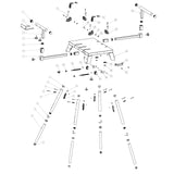 Evolution Power Tools Evolution Chop Saw Stand Spare Parts, view 2