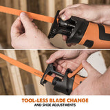 Evolution Power Tools Evolution Reciprocating Saw Multi-Material Cutting Blades (x2), view 3