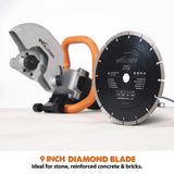 Evolution Power Tools Evolution D230SEG-CS | 9 in. | Segmented Edge | 7/8 in. Arbor | Concrete, Stone, Brick Cutting Diamond Blade, view 2