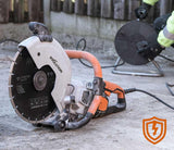Evolution Power Tools Evolution D300SEG-CS2 | 12 in. | Segmented Edge | 1 in. Arbor | Concrete, Stone, Brick Cutting Diamond Blade, view 2
