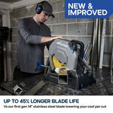 Evolution Power Tools Evolution 14BLADESSN-Gen 2 | 14 in. | 90T | 1 in. Arbor | Stainless Steel TCT Blade, view 3