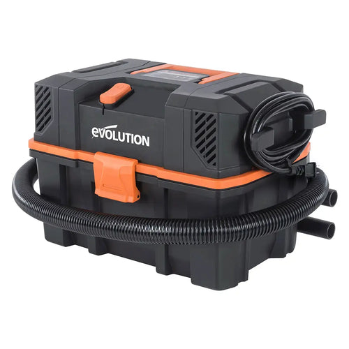 Evolution Power Tools Evolution R15VAC 4-Gallon Wet & Dry Shop Vac With Accessories