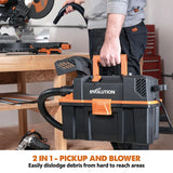 Evolution Power Tools Evolution R15VAC 4-Gallon Wet & Dry Shop Vac With Accessories, view 5