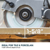 Evolution Power Tools Evolution 6 in. Porcelain Diamond Blade for Concrete Saw, 7/8 in.Bore, view 4
