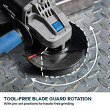 Evolution Power Tools Evolution S5AGR-Li: 5" Cordless Angle Grinder – 20V Brushless Metal Cutting & Grinding Tool, view 4