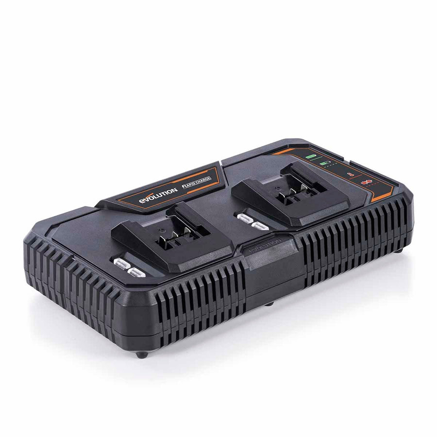 Evolution Power Tools Evolution Cordless R18RCH-Li2 Dual Port Fast Charger 20v Li-Ion EXT