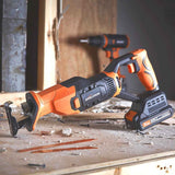 Evolution Power Tools Evolution Cordless R150RCP-Li Reciprocating Saw 20V Li-Ion EXT Inc Multi-Material Blades, view 2