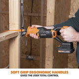Evolution Power Tools Evolution Cordless R150RCP-Li Reciprocating Saw 20V Li-Ion EXT Inc Multi-Material Blades, view 6