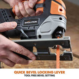 Evolution Power Tools Evolution Cordless R90JGS-Li Jigsaw 20V Li-Ion EXT Inc Multi-Material Blades, view 5