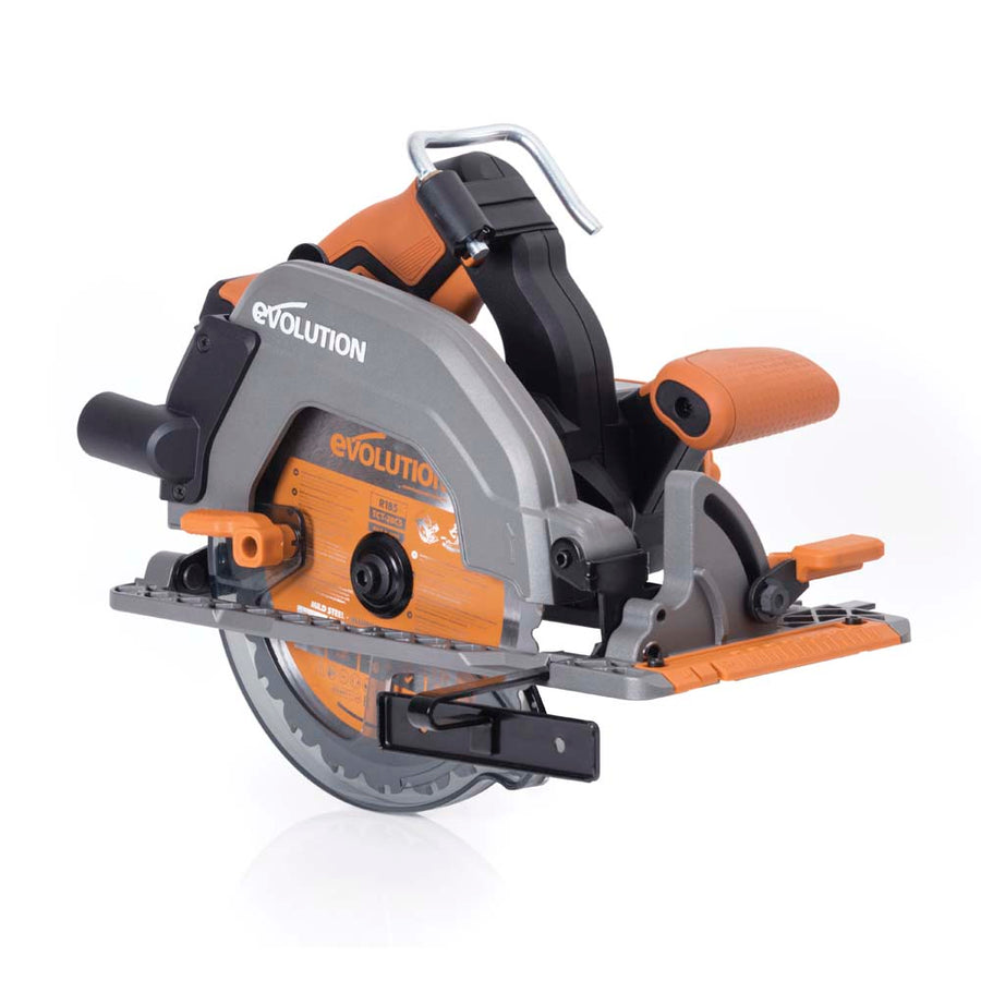 Evolution Power Tools Evolution Cordless R185CCS-Li 7-1/4 Brushless 20V Circular Saw Li-Ion EXT Inc Multi-Material Blade