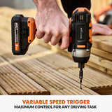 Evolution Power Tools Evolution Cordless R180IDR-Li Impact Driver 20V Li-Ion EXT, view 4