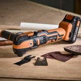 Evolution Power Tools Evolution Cordless R18MLT-Li Oscillating Multi-Tool 20V Li-Ion EXT With Accessory Kit, view 2