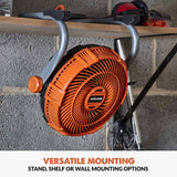 Evolution Power Tools Evolution Cordless R240FAN-Li Work Fan 20V Li-Ion EXT, view 3