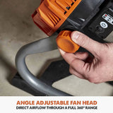 Evolution Power Tools Evolution Cordless R240FAN-Li Work Fan 20V Li-Ion EXT, view 6