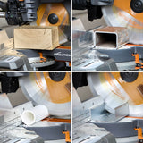 Evolution Power Tools Evolution Cordless R255SMS-DB-Li: Dual Bevel Sliding Miter Saw With 10 in. Multi-Material Blade, view 4