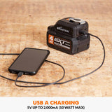 Evolution Power Tools Evolution EXT Cordless USB Charger and LED Light, view 2