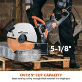 Evolution Power Tools Evolution R14DCT | 14 in. | 20A Plug | Electric Concrete Saw | Water Fed Dust Suppression | Premium Diamond Blade Included, view 2