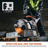 Evolution Power Tools Evolution R14DCT | 14 in. | 20A Plug | Electric Concrete Saw | Water Fed Dust Suppression | Premium Diamond Blade Included, view 3