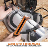 Evolution Power Tools Evolution Cordless R185CMS-Li 7-1/4 in Compound Miter Saw 20V Li-Ion EXT Inc Multi-Material Blade, view 6