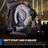 Evolution Power Tools Evolution S15CPS: Metal Cutting Chop Saw With 14 In. EVOMAX14ST | 15 in. Blade Can Be Fitted, view 6