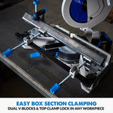 Evolution Power Tools Evolution S355MCS: Metal Cutting Mitering Chop Saw With 14 in. Mild Steel Blade | Heavy Duty, view 3