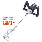 Evolution Power Tools Evolution Twister - Variable Speed Drywall Mortar Mixer Stirring Tool for Cement, Render Paint, Tile Concrete Plaster, view 3