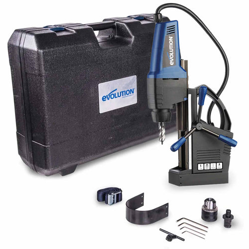 Evolution Power Tools Evolution EVOMAG42: 1-5/8 in. Magnetic Drill With Carry Case