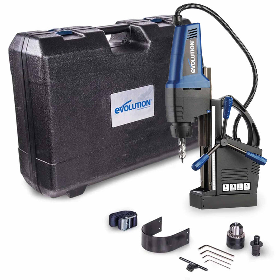 Evolution Power Tools Evolution EVOMAG42: 1-5/8 in. Magnetic Drill With Carry Case