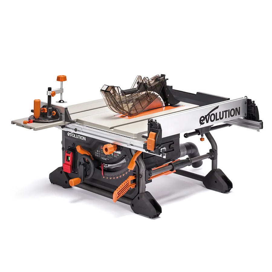Evolution Power Tools Evolution R10TS Portable Jobsite Wood Cutting Table Saw | 10 in. Multi-Material Cutting Blade Included