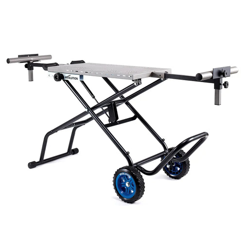 Evolution Power Tools Evolution MCSSTAND | Mitering Chop Saw Stand with Powerlift Assist