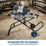 Evolution Power Tools Evolution MCSSTAND | Mitering Chop Saw Stand with Powerlift Assist, view 3