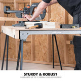 Evolution Power Tools Evolution Folding Metal Saw Horse / Trestle Work Stand Twin-Pack, view 3