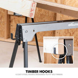 Evolution Power Tools Evolution Folding Metal Saw Horse / Trestle Work Stand Twin-Pack, view 5