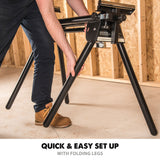 Evolution Power Tools Evolution Universal Miter Saw Stand With Telescopic Arms and Folding Legs, view 4