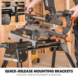 Evolution Power Tools Evolution Universal Miter Saw Stand With Telescopic Arms and Folding Legs, view 5